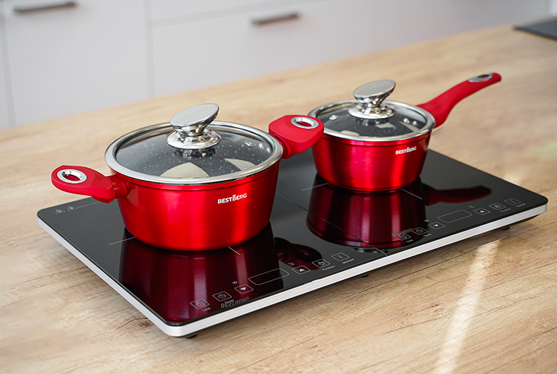 15dílná sada nádobí BestBerg červná